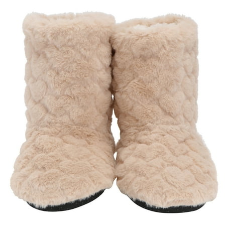 

1 Pair High Tube Floor Boots Non-slip Thickening Dancing Floor Boots Warm Boots