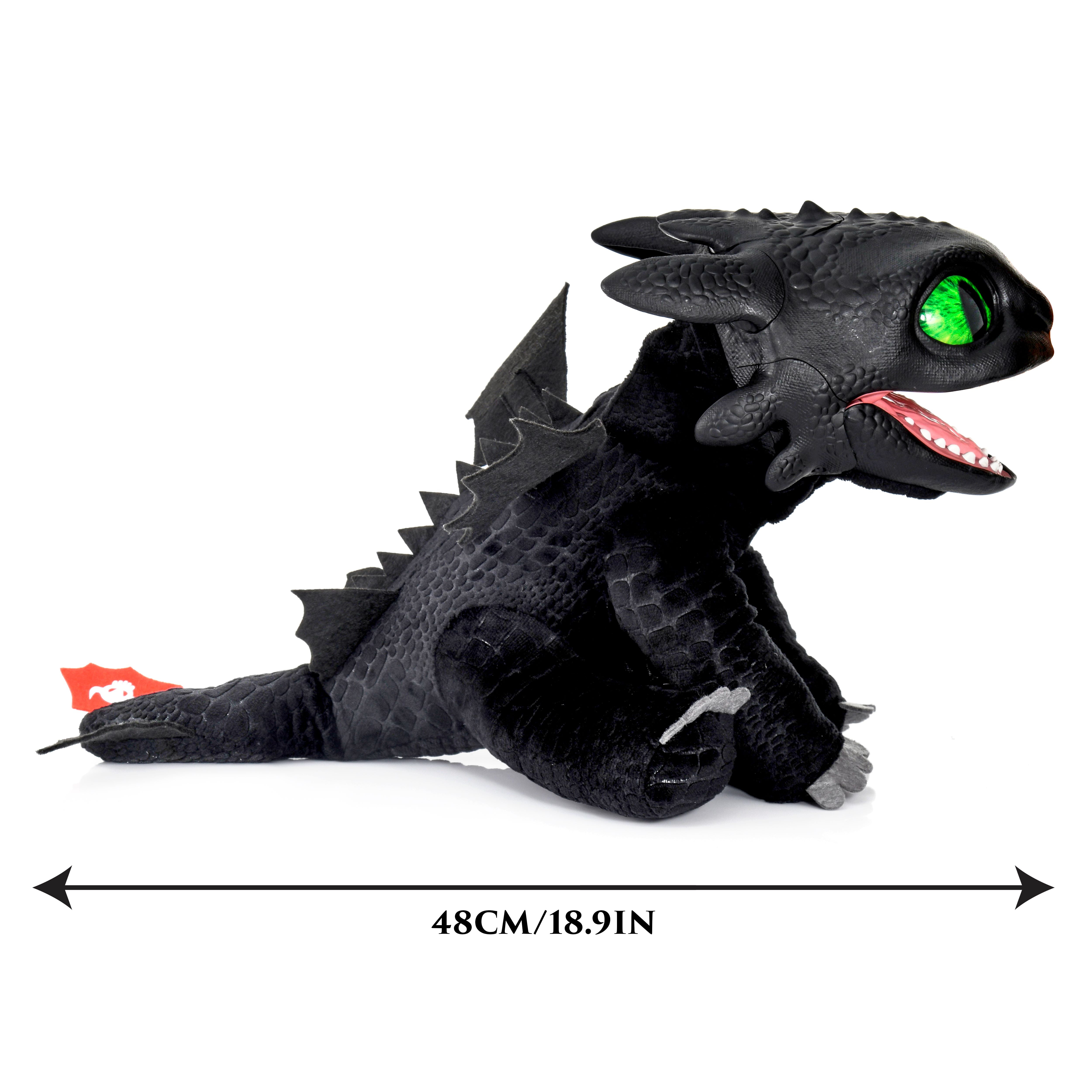 How to Train Your Dragon, Toothless Puppetronic Action Figure, Electronic Toy by RealFX, Children Ages 6+