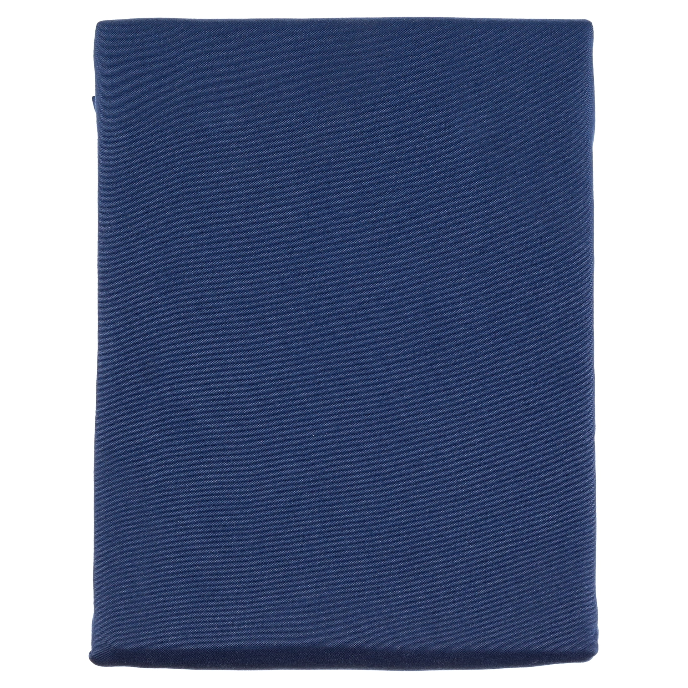 Everything Kids Navy Blue Solid Print Polyester and Microfiber Fitted Sheets Toddler Bed (Count 3)