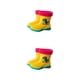 thumbnail image 4 of Kearding Botas de lluvia impermeables secas y de moda, botas de lluvia de goma antideslizantes y lindas, zapatos ligeros y cómodos Type5 NO5, 4 of 6