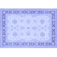 thumbnail image 1 of Ahgly Company Indoor Rectangle Persian Blue Traditional Area Rugs, 7' x 9', 1 of 4