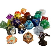 CAKVIICA Dice Advent Calendar Dnd Dice Advent Calendar For Dungeon And Dragon 24 Days D&D Dice Set For And Dragon For D&D Rpg Dnd Gifts