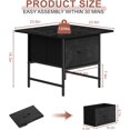 thumbnail image 4 of Compact 2-Tier Round Coffee Table with Storage Drawer, Farmhouse Small Space Center Table for Living Room, Apartment, Office, 4 of 10