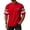 Red, variant on Men's Short Sleeve V Neck Jersey Style Tops Summer Alphabet Pattern Printed T-Shirt The 250 Years of USA Flag Design Short Sleeves,Red,M
