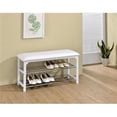 thumbnail image 1 of Kings Furniture SR-1407-WH Porte-Chaussures Saverse&44; Blanc, 1 of 1