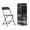 Black, variant on Flash Furniture Hercules Series Plastic Folding Chair White - 8 Pack 650LB Weight Capacity Comfortable Event Chair - Lightweight Folding Chair