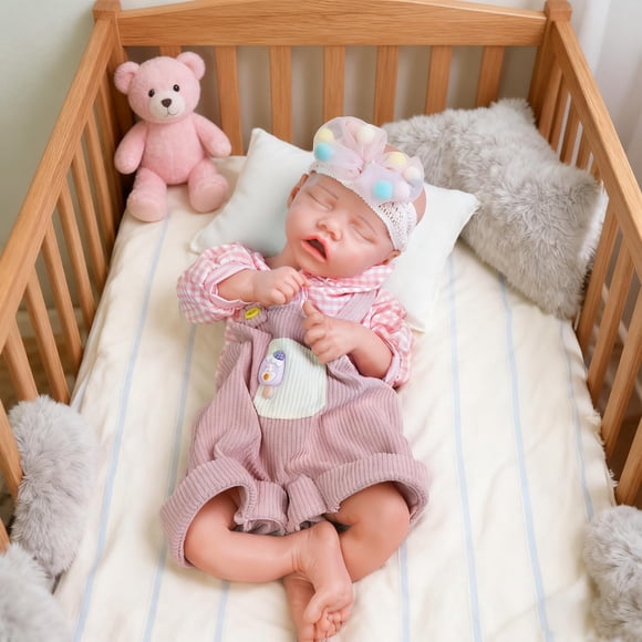 Muñeca Reborn Maletofe Dann Light de silicona para todo el cuerpo, 44,5 cm