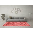 thumbnail image 3 of Ahgly Company Indoor Rectangle Abstract Red Modern Area Rugs, 8' x 10', 3 of 4