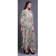 thumbnail image 3 of Bimba Floral Long Caftan Maxi Dress Beach Swimwear Cover up Womens Kaftan-S-L, 3 of 5