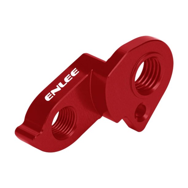 Extensión de la patilla del desviador trasero de la bicicleta Componente de extensión del desviador trasero de la bicicleta Rojo