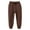 Brown-b, variant on Boys' Jogger Sweatpants Athletic Solid Long Baby'S Boys Pants with Pockets for Girls 3-4 Years