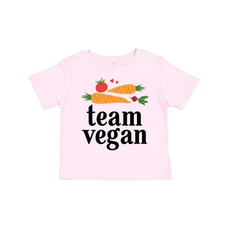 

Inktastic Vegetarian Team Vegan Gift Toddler Boy or Toddler Girl T-Shirt
