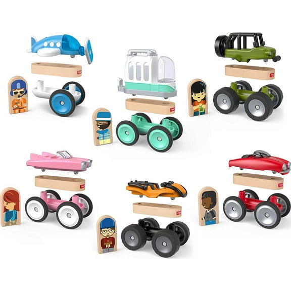 Fisher-Price Wonder Makers Design System Vehicle 6-Pack