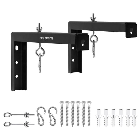 Soporte de pared para pantalla de proyector, soportes en L, Mount-It! Extra grande
