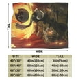 thumbnail image 3 of Bendy And The Ink Machine Blanket, Horror Game Throw Blanket For Bed Sofa Couch, Super Soft Flannel Blanket For Bedroom Livingroom, 60"X50", 3 of 9