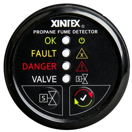 Fireboy-Xintex Propane Fume Detector w/Plastic Sensor Solenoid Val... [P-1BS-R]