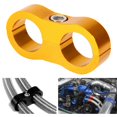 thumbnail image 4 of Divisor de tubo de aceite para automóvil, modificación de automóvil AN8 Abrazadera separadora de manguera de modificación de automóvil universal Diseño aerodinámico, 4 of 7