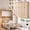 Natural Wood, variant on Mjkone Full Size Automatic Murphy Wall Bed,Multifunctional Wall Bed with Shelves,Space-Saving Foldable Cabinet Bed for Bedroom,White