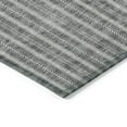 thumbnail image 4 of Addison Rugs Chantille Indoor/Outdoor Transitional Stripes Gray Washable Rectangle Rug, 5' x 7'6", 4 of 6