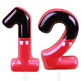 thumbnail image 1 of Bougies d'Anniversaire Souris Rouges (Rouge, Numéro 12), 1 of 7