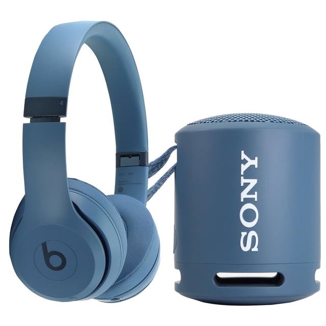 Altavoz Sony SRSXB13/B + Beats Solo 4 Auriculares azules