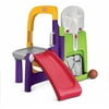 Little Tikes 4-in-1 Fold Away Climber with Basketball Hoop, Soccer/Hockey Net and Slide