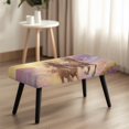 thumbnail image 2 of Jiueut Horse Beach Pattern Dining Room Bench Covers, Machine Washable Bench Seat Protector Cover with Elastic Band Anti Dust Rectangle Seat Cushion Long Chair Seat Cover for Home Hotel, 2 of 7