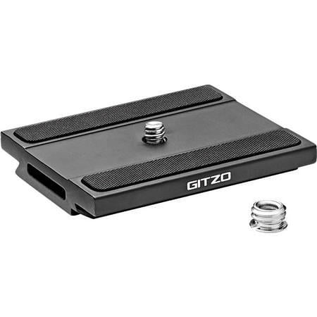 UPC: 0719821436287 | GS5370 Series Quick Release D Plate with Rubber Strips  1/4  Camera Screw and a 1/4 -3/8  Screw Adapter