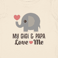 thumbnail image 4 of Inktastic My Gigi and Papa Love Me Boys or Girls Baby T-Shirt, 4 of 5
