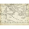 thumbnail image 2 of Jeffreys, T. 32x25 White Modern Wood Framed Museum Art Print Titled - Map of Europe Grid VIII, 2 of 4