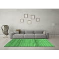 thumbnail image 3 of Ahgly Company Indoor Rectangle Abstract Emerald Green Modern Area Rugs, 5' x 8', 3 of 4