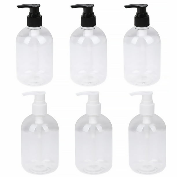 6pcs Useful Shower Gel Bottles Containers Toiletry Bottles Refillable Shampoo Container Liquid