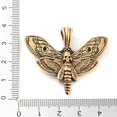 thumbnail image 3 of 5pcs Ion Plating(IP) 304 Stainless Steel Pendants Butterfly with Charm Golden 35.5x43x5.8mm Hole: 4.8mm, 3 of 3