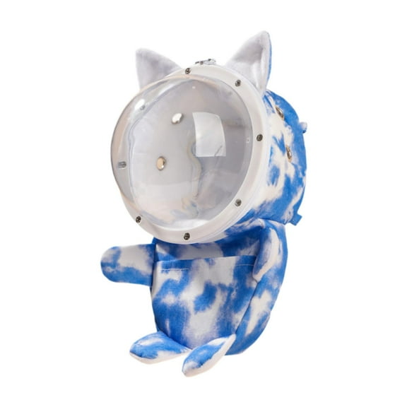 Vaveren Hamster Carrier Bag Chinchilla Outgoing Carrier Cage Lightweight Backpack Travel Guinea Pig Carrier Bag Carrying Shoulder Bag Blue