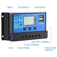 thumbnail image 4 of Regulador de carga solar, controlador de carga solar LCD, regulador de batería solar de grado profesional, 4 of 12