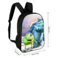 thumbnail image 2 of Monsters University Movie Backpack Casual Daypack School Bag Bookbag Satchel Rucksack Shoulder Adul, 2 of 5