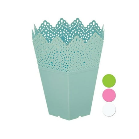 Decorative Hexagonal Multi-Use Flower Pot  48 Piece -Pack of 48
