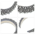 thumbnail image 3 of Unique Bargains Pearls Padded Headband Sponge Wide Brim Headband Women Hairband Gray, 3 of 7