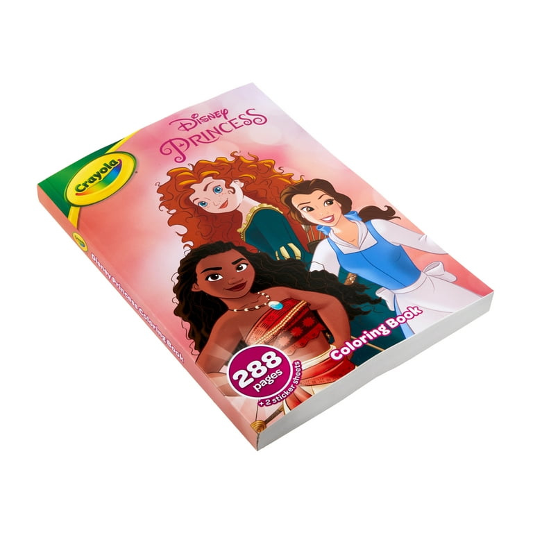 Disney Princess Color and Sticker Activity Set, Crayola.com