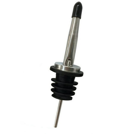 

3pcs Wine Pourers Tapered Spout Speed Stainless Stoppers Pourers Steel Spouts Rubber with