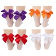 thumbnail image 3 of JUNWELL 4pairs Children‘s Bowknot Fishnet Stockings, 3 of 7