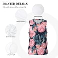 thumbnail image 3 of Honeii Rose Flowers print basktball shirt for men and women, Unisex basketball jersey for Theme party-3X-Large, 3 of 6