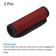 thumbnail image 3 of Uxcell Identifier Suitcase Wrap Accessories Luggage Handle Grips, Red 2 Pack, 3 of 5