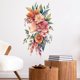 thumbnail image 2 of Adhesivos de pared de PVC con estampado floral de acuarela para mujer, 29 x 50 cm, 2 of 4