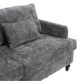 thumbnail image 4 of Modern Loveseat for Living Room or Bedroom / Wrapped in Soft Chenille Fabric, 4 of 6