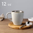 thumbnail image 4 of AmorArc Ceramic Coffee Mugs Set of 4, 12oz Stoneware Coffee Mugs Set For Dad Mom Women MEN, Light Weight Coffee Cups for Latte/Tea/Beer/Hot Cocoa, Dishwasher & Microwave Safe,Green Wheat, 4 of 7