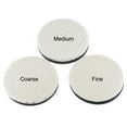 thumbnail image 4 of Uxcell Car Orbital Polisher Round Wool Felt Sponge Polishing Pad Hook  8pcs 3"x0.68", 4 of 6