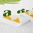 thumbnail image 5 of Erosebridal Cartoon Camping Quilt King for Boys Girls, Outdoor Grill Print King Coverlet Set, Green White, 3 Pieces, 5 of 7