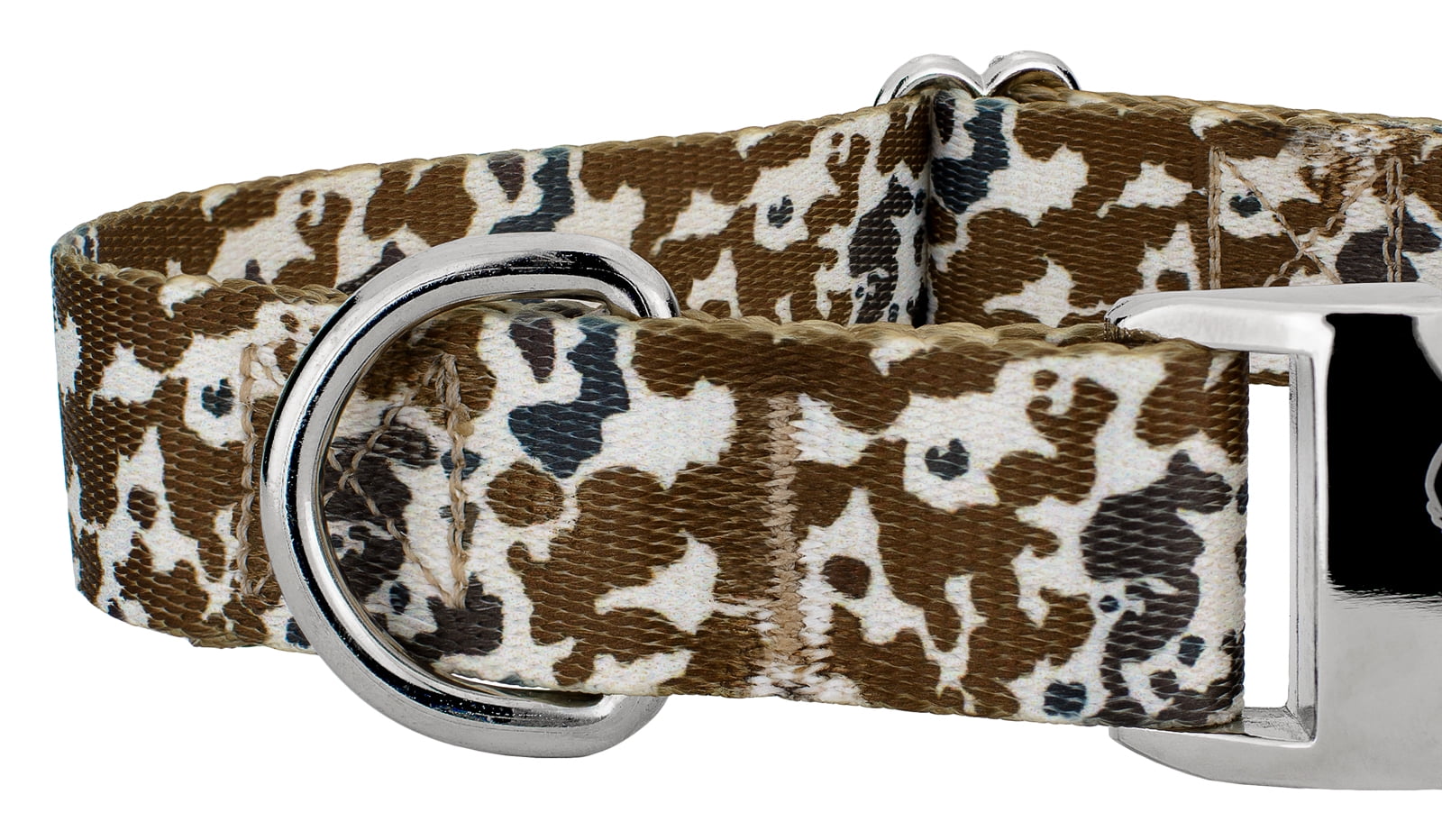 Country Brook Petz® Premium Cow Print Dog Collar, Small