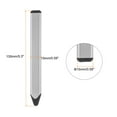 thumbnail image 2 of Unique Bargains Drawing Stylus Pen Touch Screen Pens Capacitive Pencil Dual Head for Tablet Writing LCD Drawing, Silver, 2 of 7